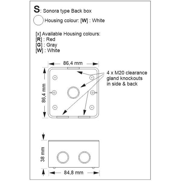 BOXSONW E2S SP50-0001-W  