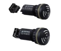 107.010.60 Werma 107.010.60 Buzzer 107 115-230vAC Puls Tone 80dB(A)@10cm IP65 &#248;M22,5 Panel Mount