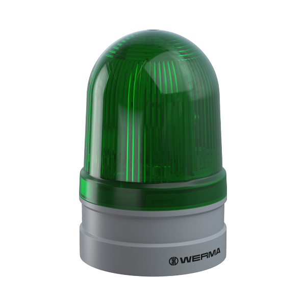 261.210.70 Werma  Midi LED TwinLight 12/24v ac/dc Green continuos/blink