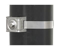 D00199UK Band-It D00199UK Single Bolt Straight Leg BrackIt,SS 3/4" w/bolts,washers,fiberwasher (50 pcs/box)