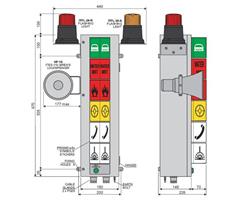 ITS06ER2302FL1S13825 Inelth ITS-06-ER-230-2FL-1S Light Column type ITS-06-ER-230-2FL-1S w/ 6 symbols i.a.t. I-13825