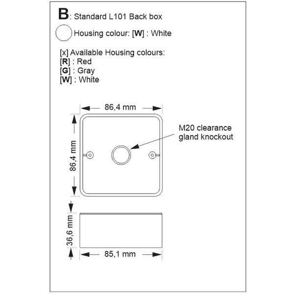 BOXLW E2S SP20-0005-W  