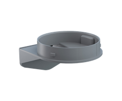 261.700.07 Werma  Midi Bracket GY Bracket for wall-mounting (conc. cable)