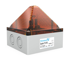 21041804601 Pfannenberg 21041804601 XenonStrobe QUADRO F12-SIL 24 DC AMBER 10 Joule