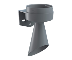 261.700.03 Werma  Midi Horn Bracket GY Adapter for Wall mounting horn