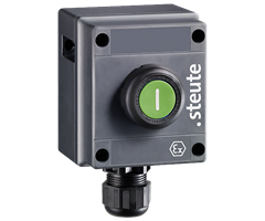 1466153 Steute  Ex Command device BF 80 1 DT 1Ö/1S -60°C Push botton, Zone 1 and 21