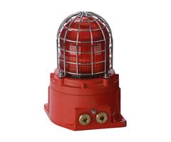 GNExB2LD2024AS2A1R.1 E2S GNExB2LD2024AS2A1R/R Ex-LED Beacon GNExB2 LD2  24vDC RED LED 1-2Hz GRP/316 IP66 Ex-db-IIC-Gb-T6