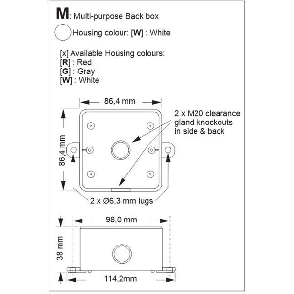 BOXMW E2S SP50-0002-W  